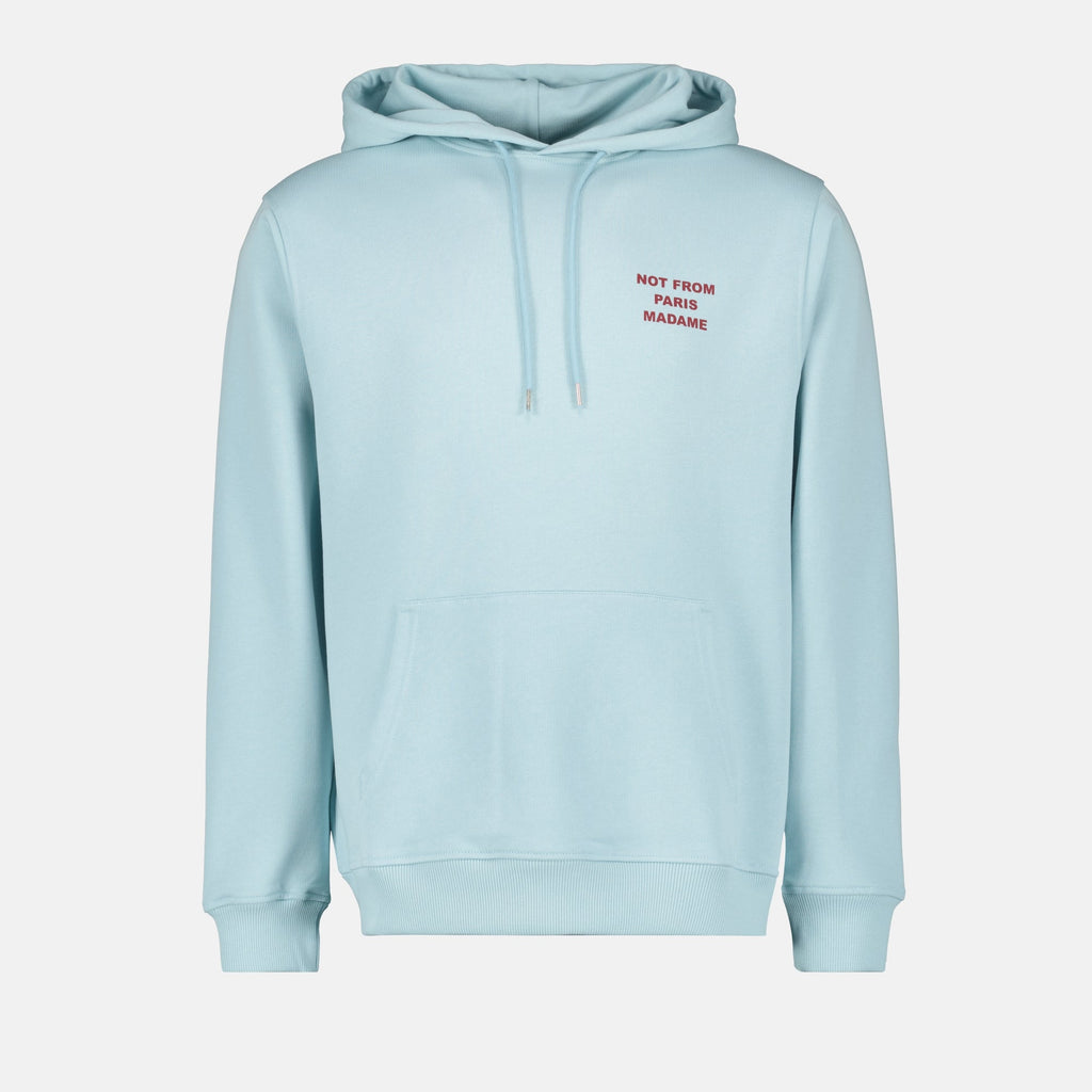 Felpa con Slogan Azzurra