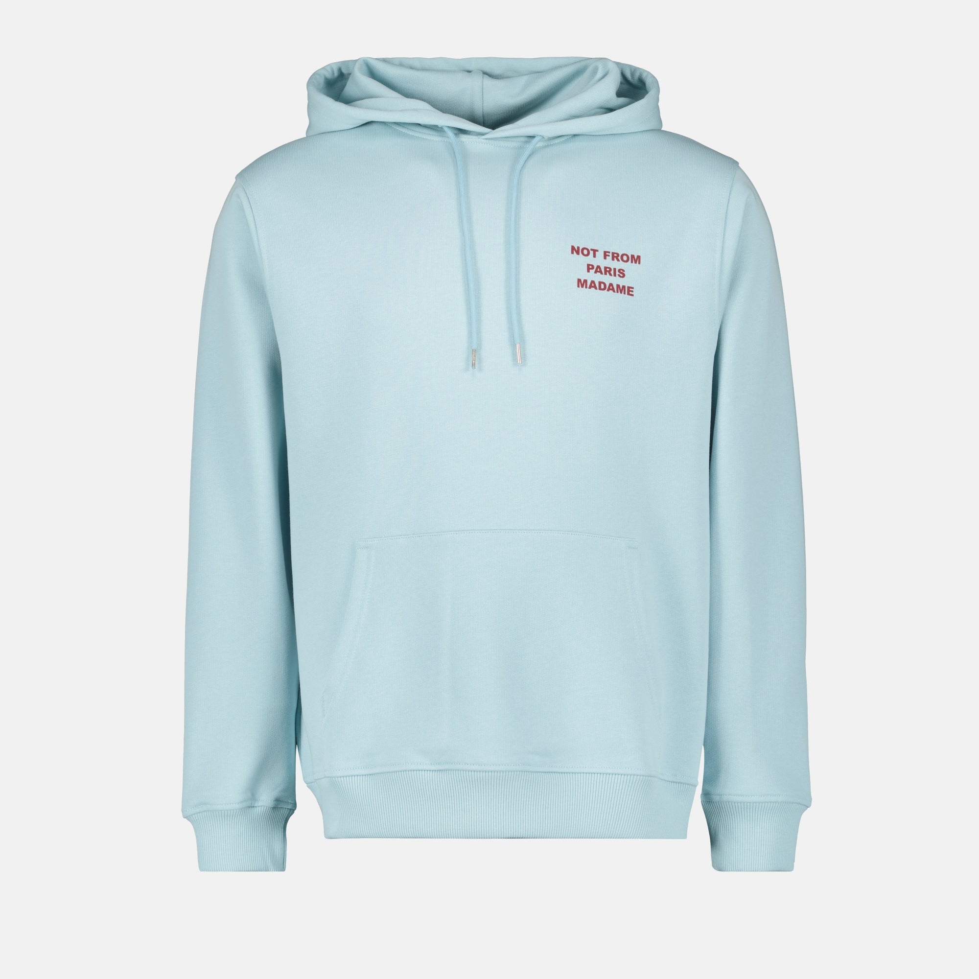 Hoodie Azul Claro com Slogan