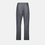 Image of Wool and Silk Sweatpants by Dior for Men - Season Spring-Summer 2025 - Back View