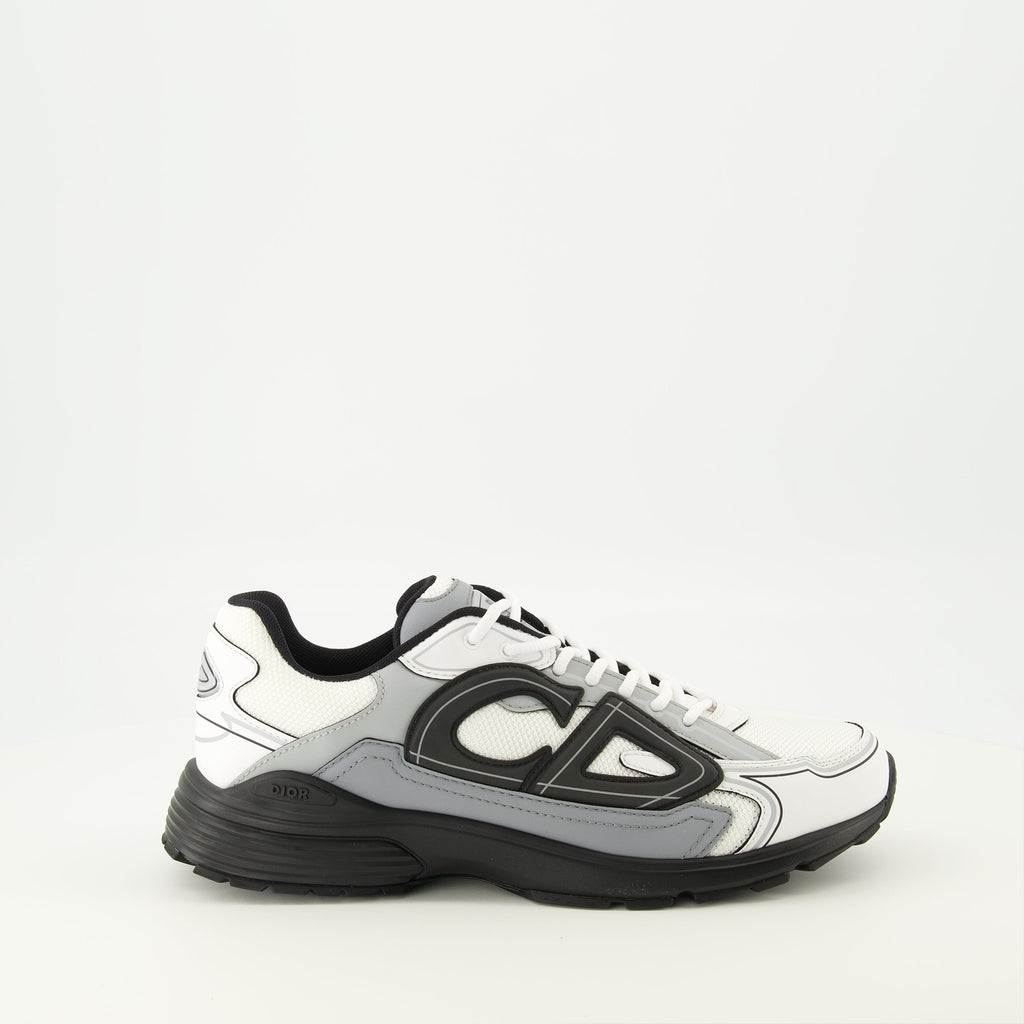 Immagine delle Sneakers Grigie B30 di Dior per Uomo - Stagione Primavera-Estate 2026 - Vista Laterale Destra