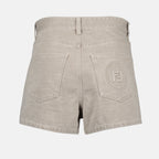 Image of High-Waisted Denim Shorts by Fendi for Women - Season Spring-Summer 2025 - Product detail view 1