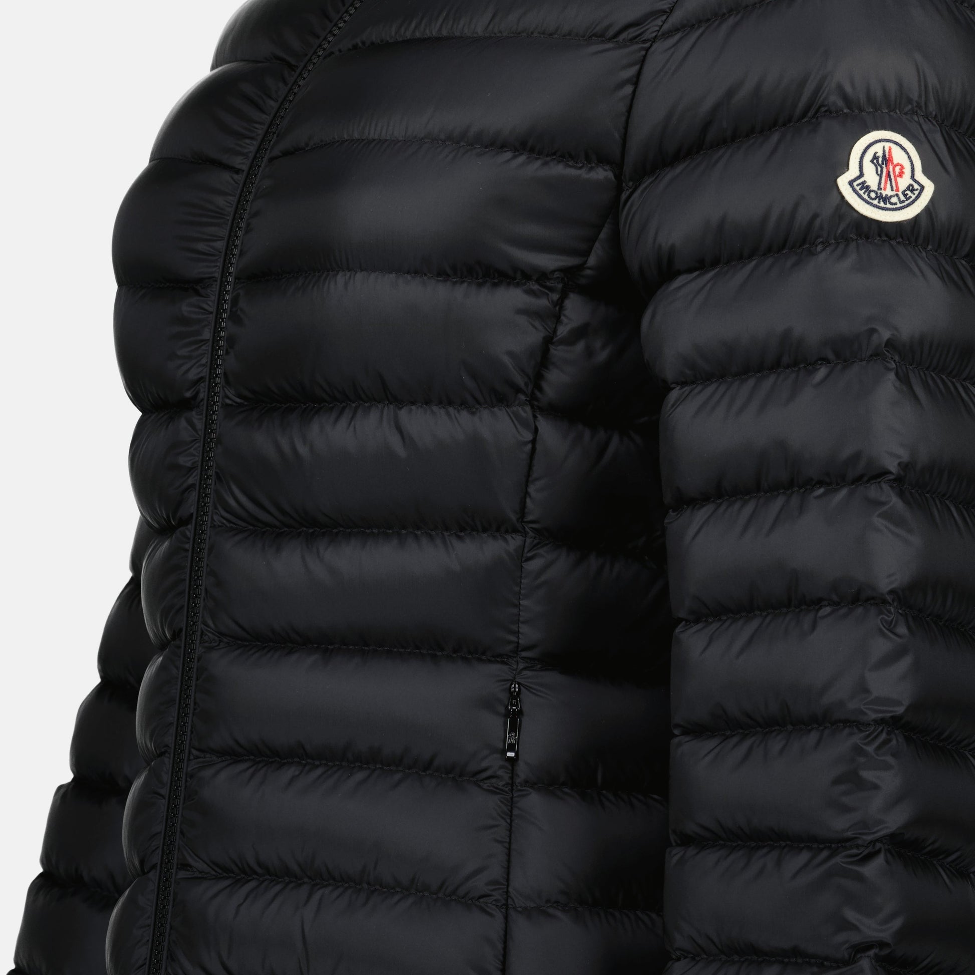 Moncler Ige, padded jacket, women's outerwear, black nylon jacket, luxury ready-to-wear