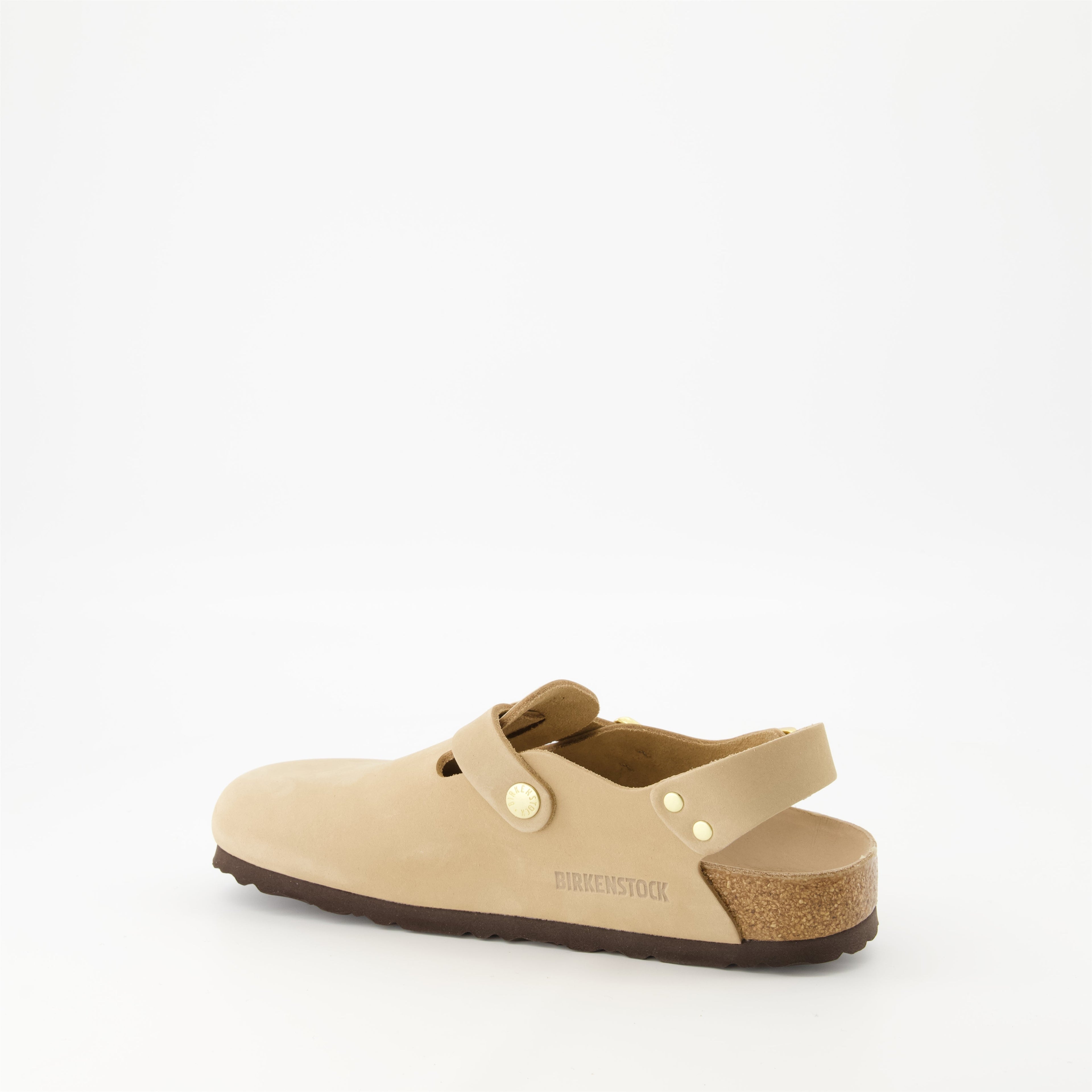 Image of Mules Tokio Beige by Birkenstock for Women - Season Spring-Summer 2025 - Back Right Three-Quarter View