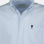 Chemise en coton bleue