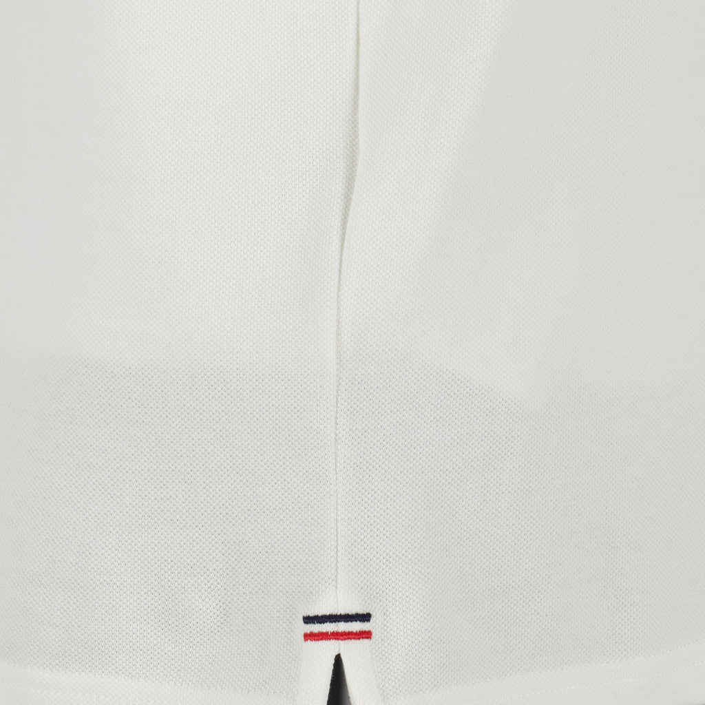 White Piqué Cotton Polo
