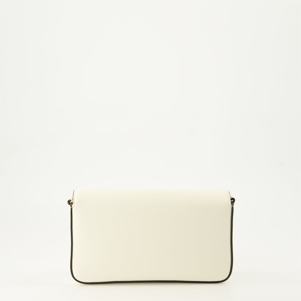 VLogo Signature, white crossbody bag, mini handbag, Italian leather, fashion accessories
