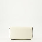 VLogo Signature, white crossbody bag, mini handbag, Italian leather, fashion accessories