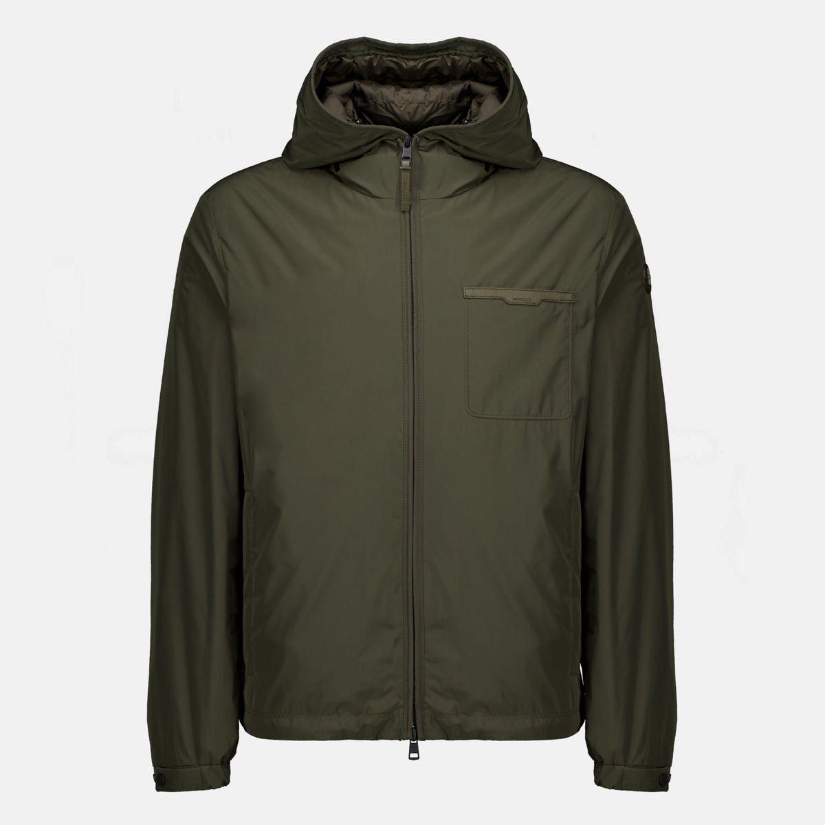 Chaqueta de plumón caqui