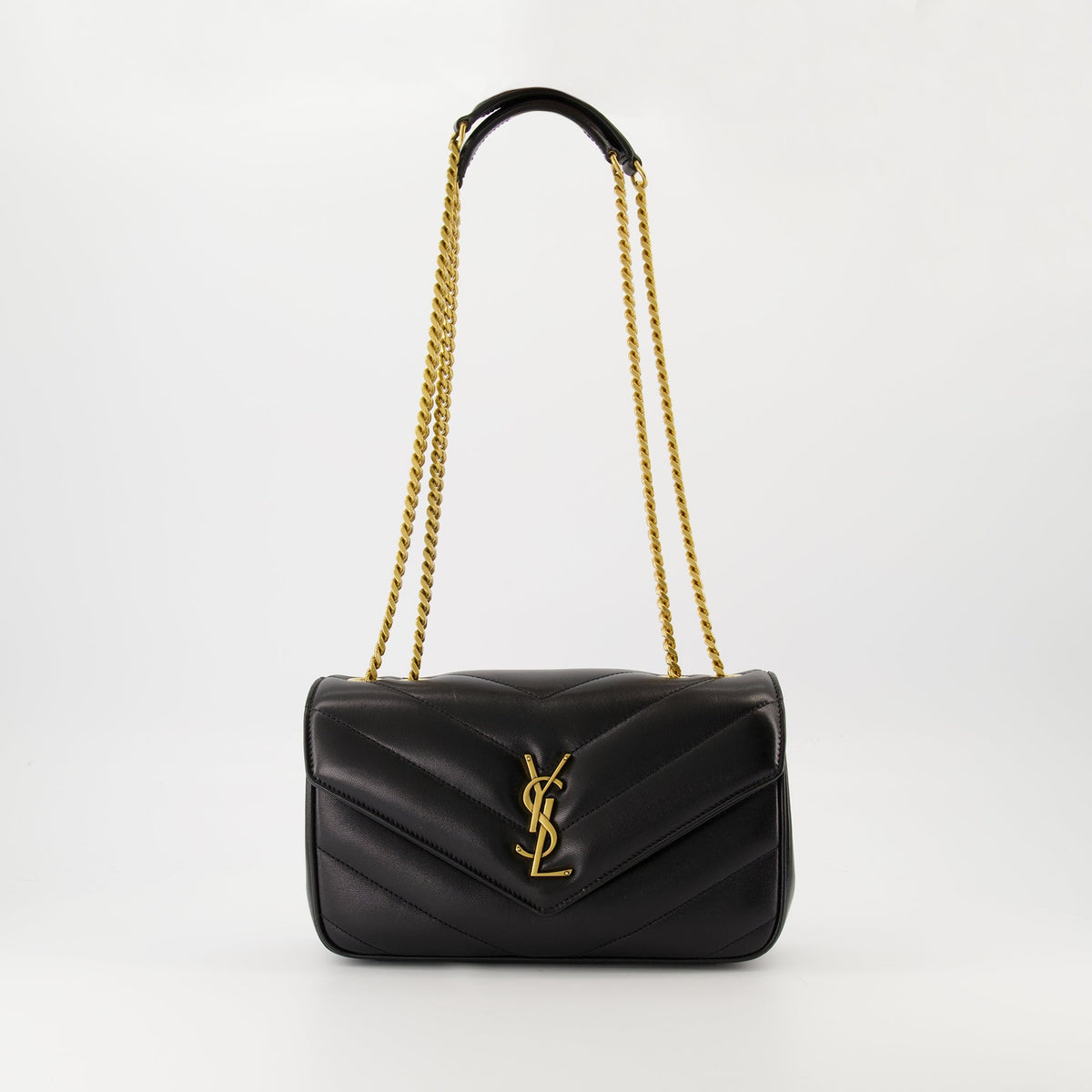 Loulou Small Schultertasche aus Leder