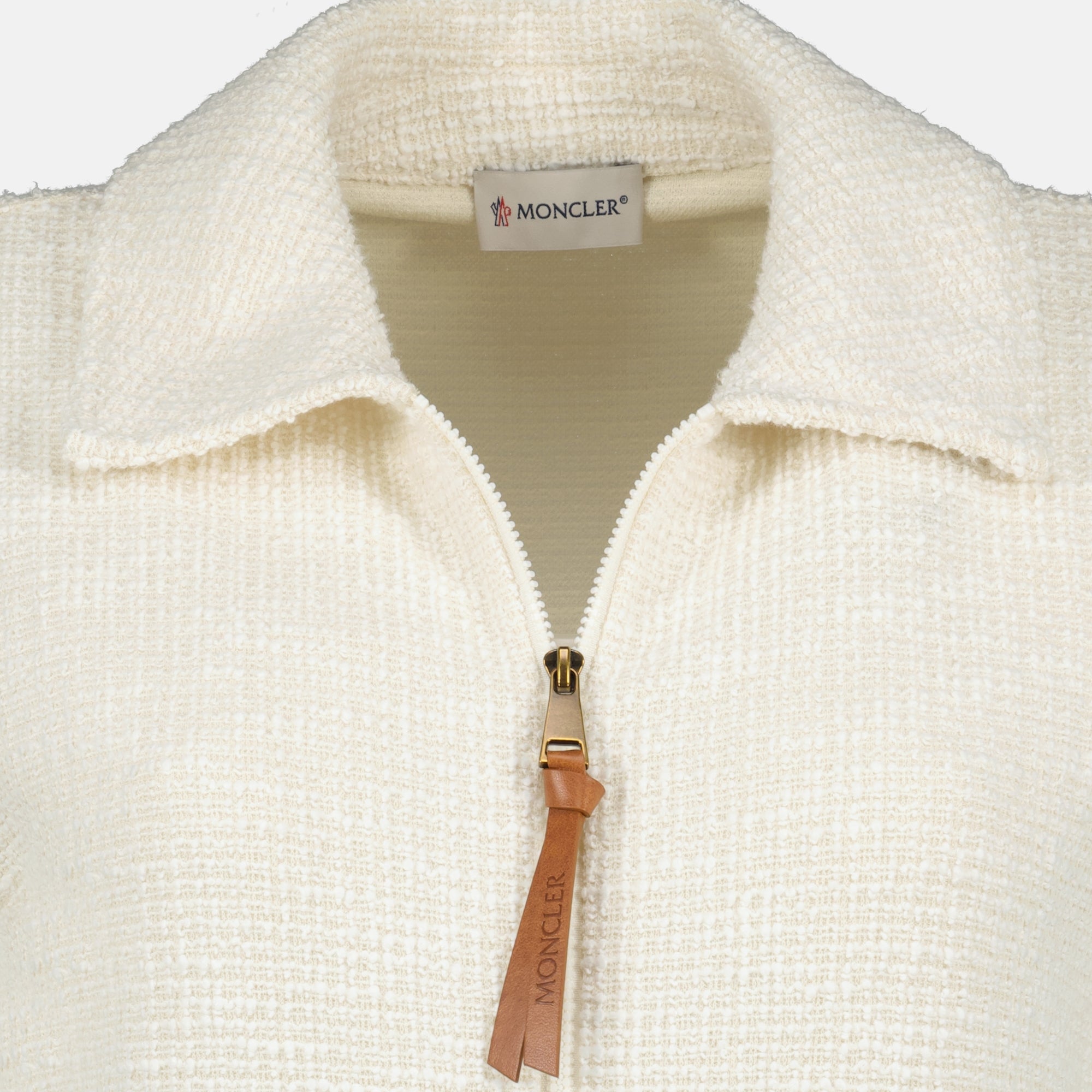 Image of Mini Beige Dress by Moncler for Women - Season Spring-Summer 2026 - Detail View 2