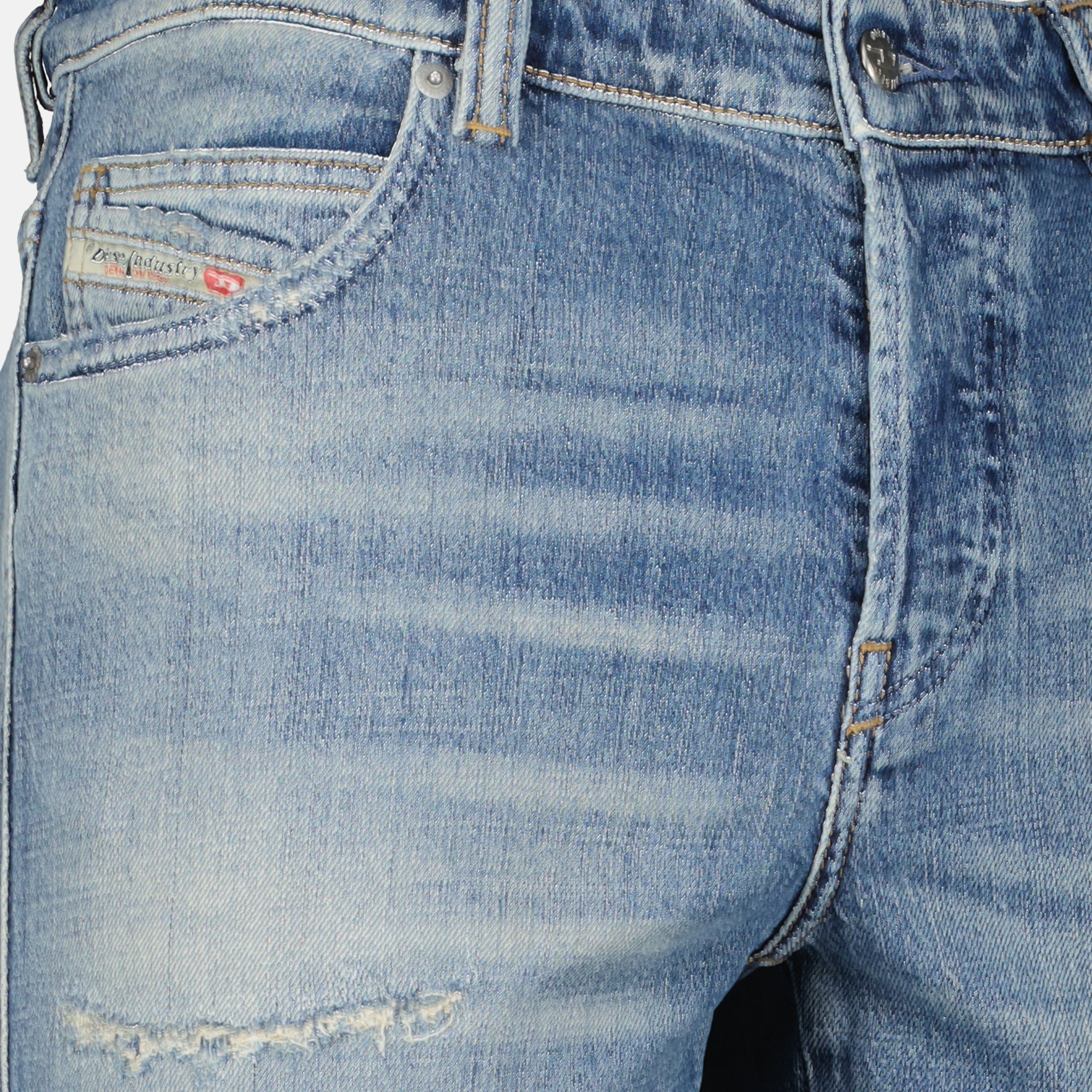 Image of jean d-vyl 1993 l32 bleu délavé by Diesel for Men - Season Spring-Summer 2026 - Detail View 2