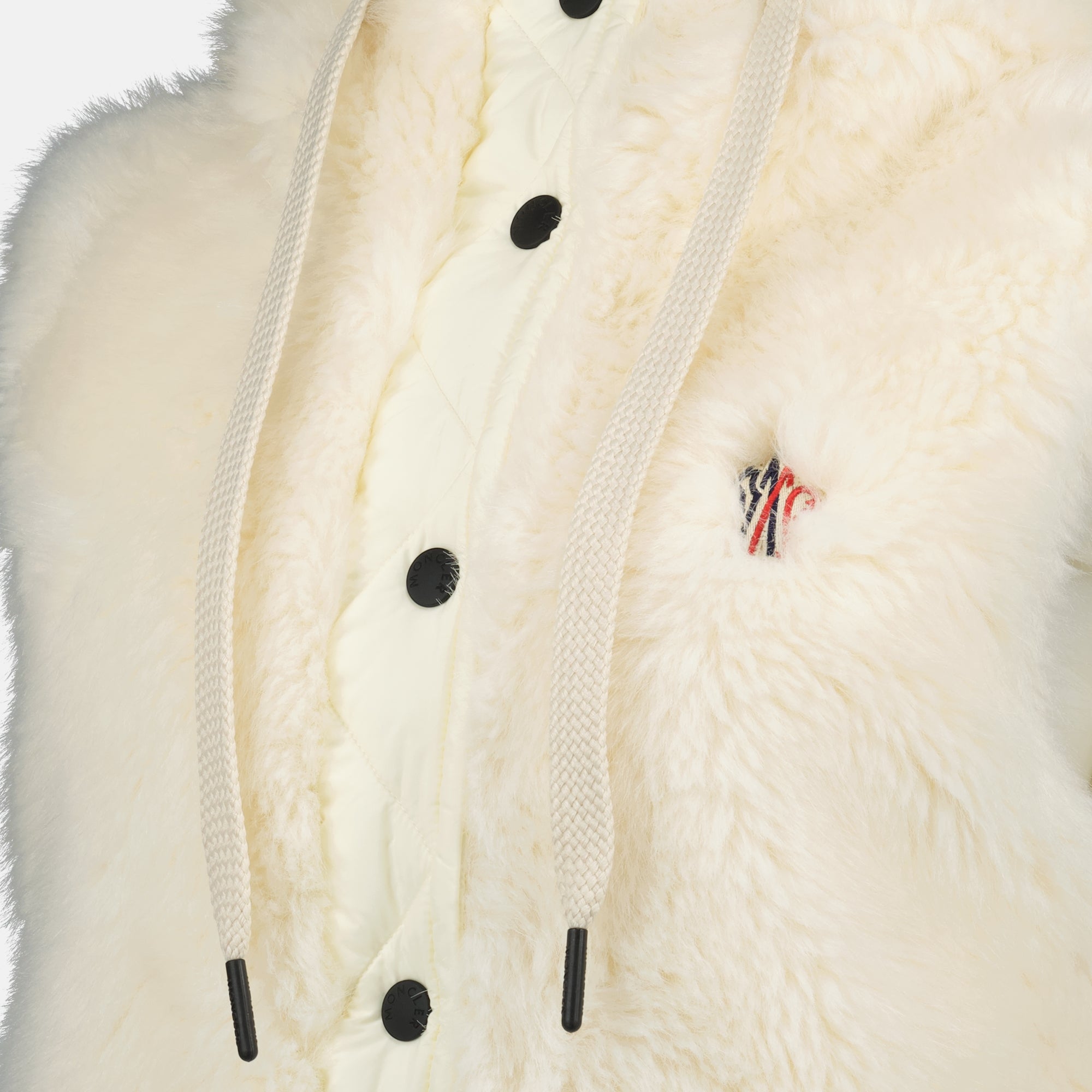Moncler Grenoble, Arve teddy vest, sleeveless outerwear, waterproof vest, luxury outerwear