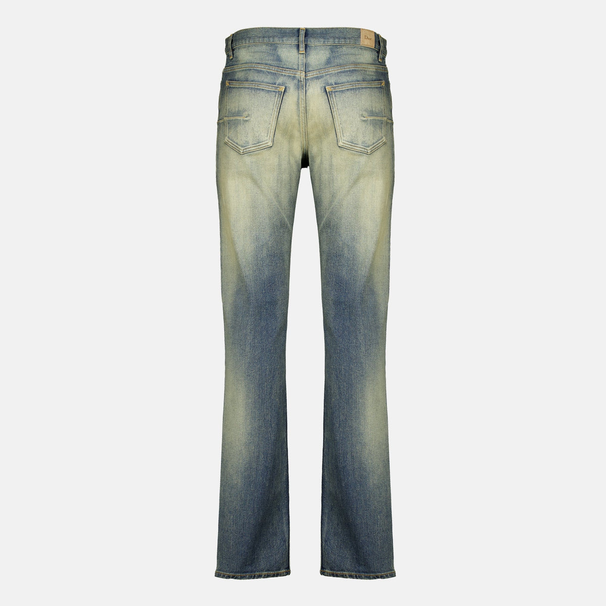 Lange Skinny-Jeans in verwaschenem Blau