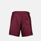 Imagen de los Bañadores Monogram Burdeos de Moncler para Hombre - Temporada Primavera-Verano 2025 - Vista Trasera