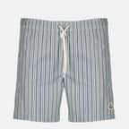 Nylon Stripe Swim Shorts