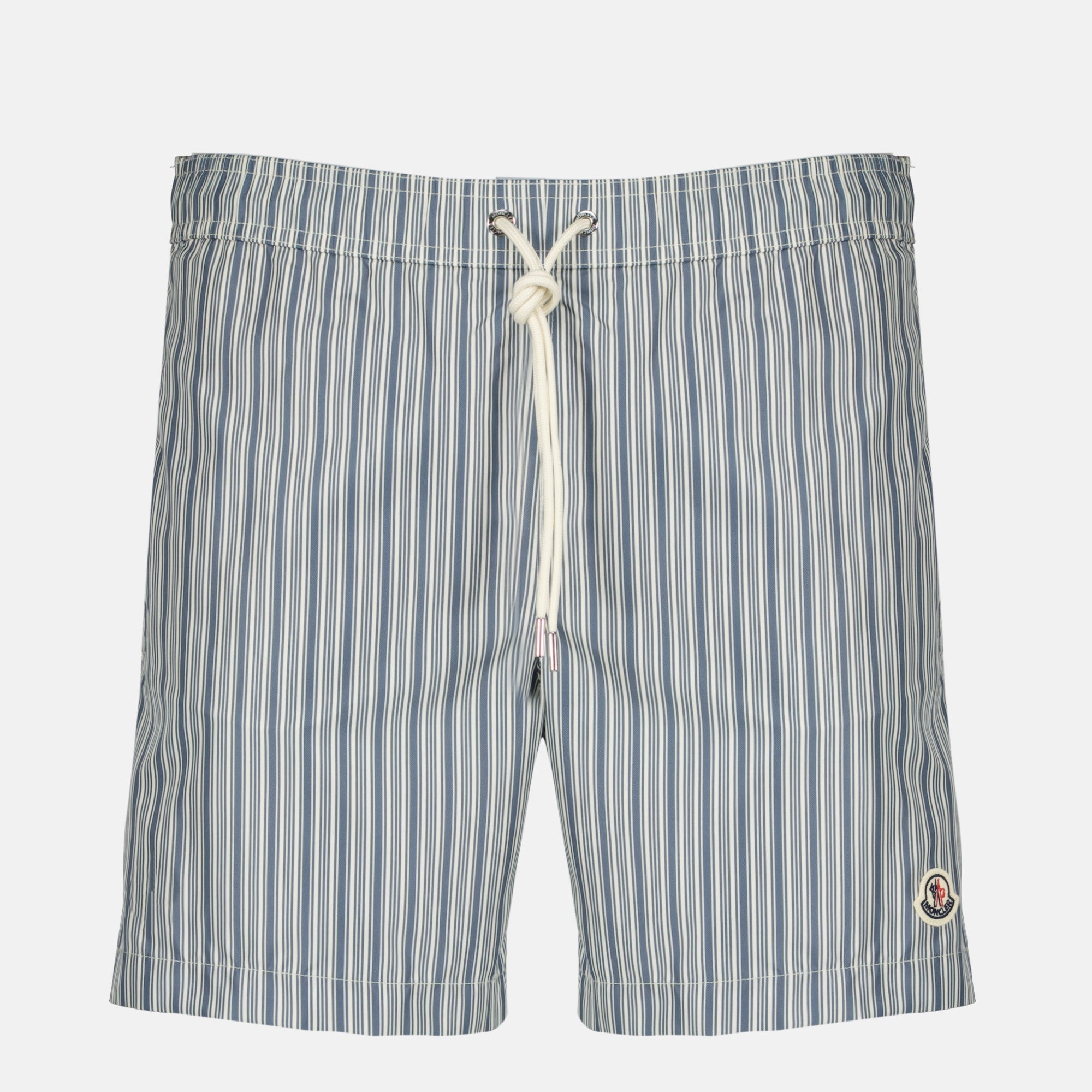Nylon Stripe Swim Shorts