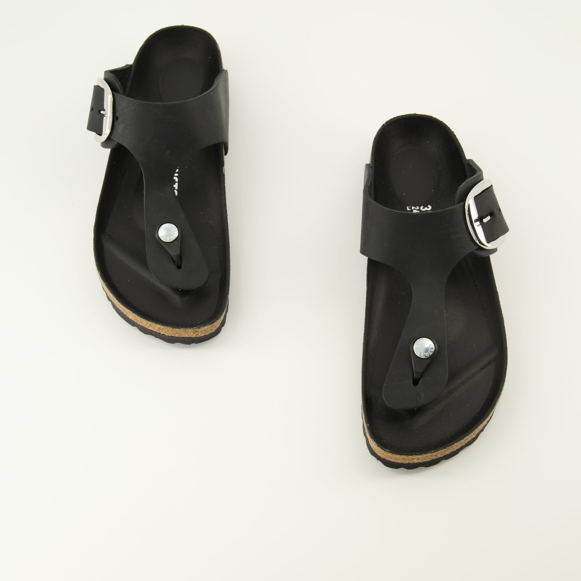 Gizeh Big Buckle Sandals, Birkenstock footwear, comfortable sandals, oiled leather sandals, Fall-Winter 2025 fashion
