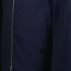Image de Veste Zippée Marine par Dior pour Hommes - Saison Printemps-Été 2026 - Détail Vue 1