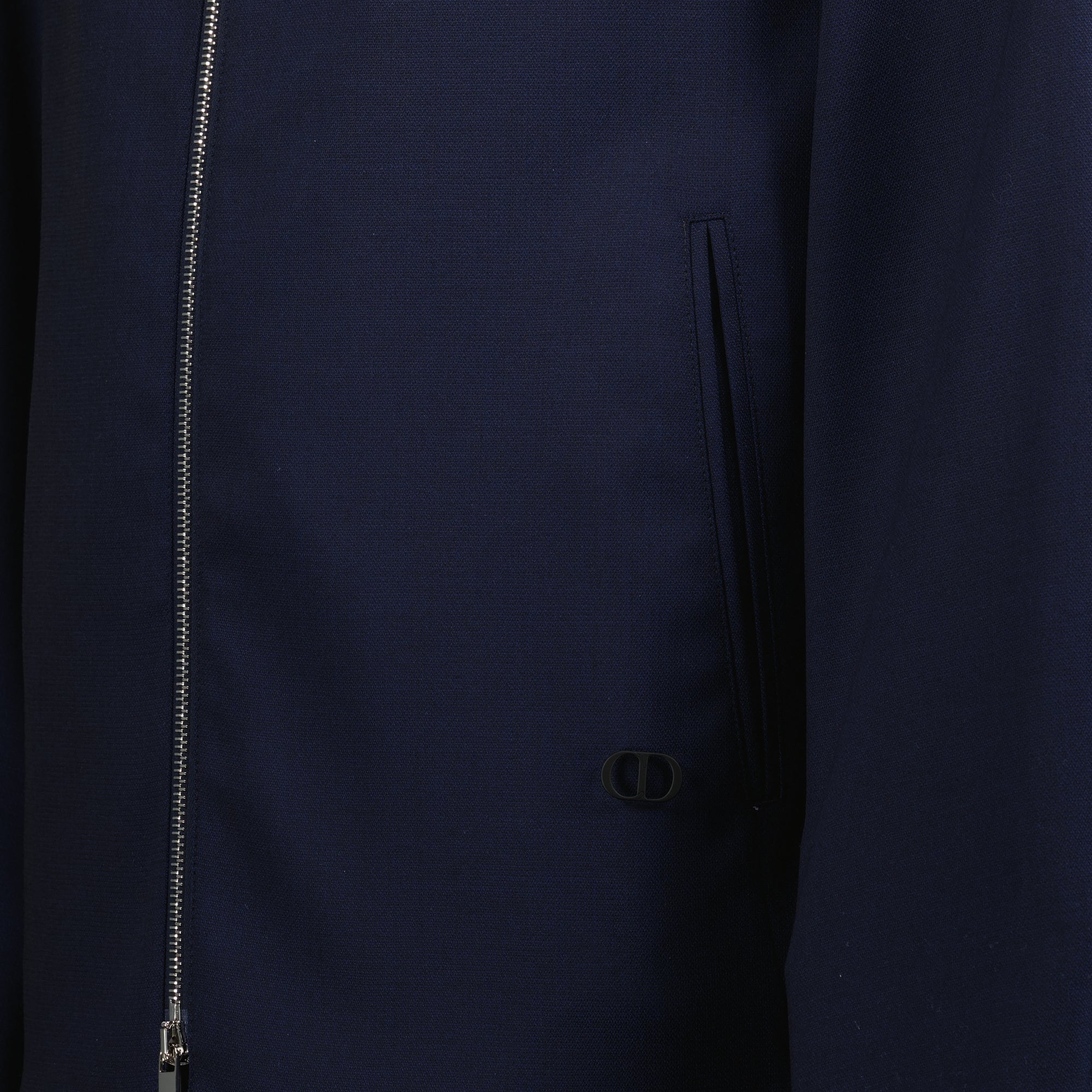 Image of Navy Zipped Jacket by Dior for Men - Season Spring-Summer 2026 - Detail View 1