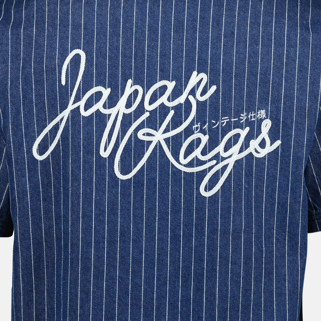 Asa striped shirt, Japan Rags, cotton shirt, short sleeve shirt, men’s summer shirt