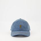 denim cap, Ami de Coeur, unisex accessories, adjustable cap, cotton cap