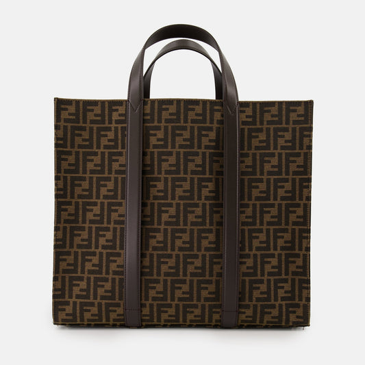 Fendi, Jacquard tote bag, luxury accessories, high-end bags, Spring-Summer 2024