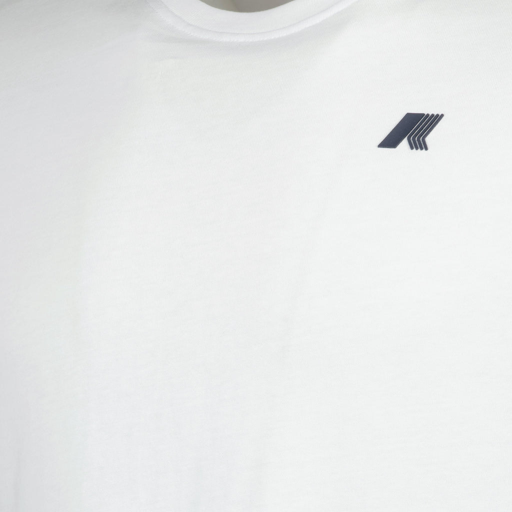 K-Way T-shirt, white cotton T-shirt, Odom design, casualwear, Spring-Summer collection