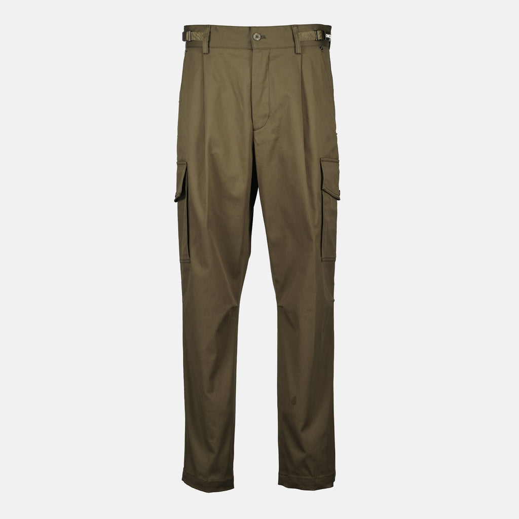 Moncler trousers, khaki pants, straight cut trousers, Autumn-Winter collection, men's fashion