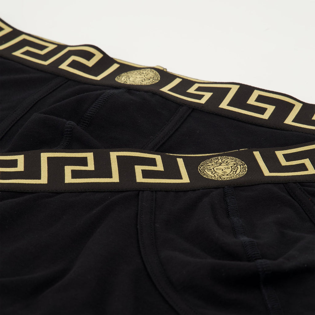 Image du Boxer Briefs Medusa Greca de Versace pour Hommes - Saison Automne-Hiver 2024 - Détail Vue 1