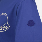Immagine della T-shirt con logo Moncler di Moncler per uomini - Stagione Autunno-Inverno 2025 - Dettaglio Vista 8