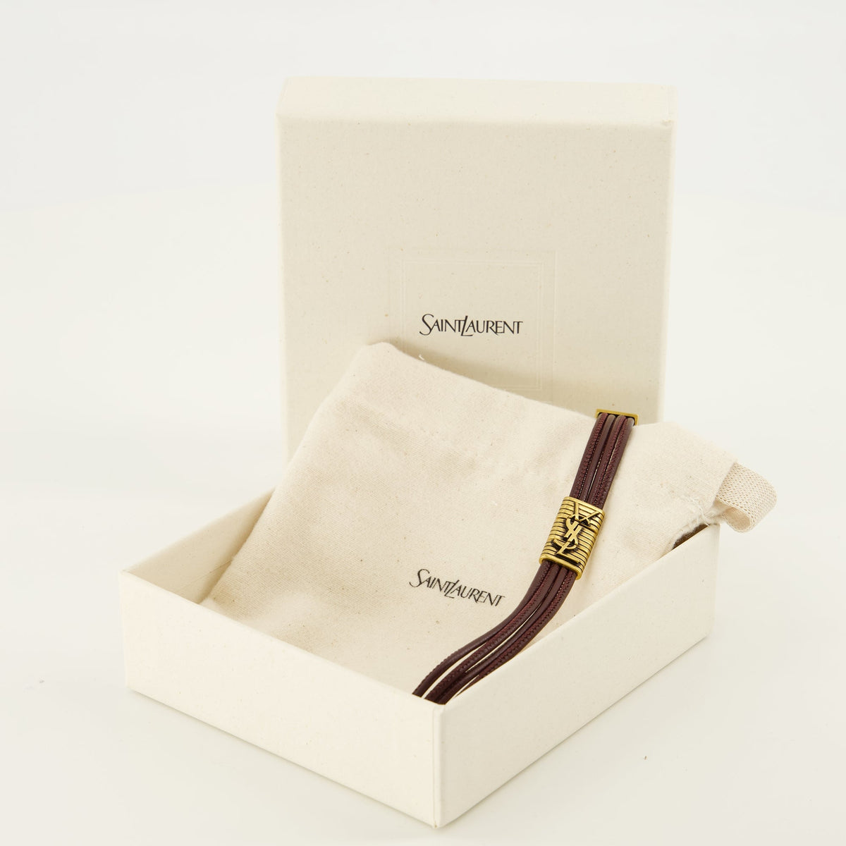 Bracciale in Pelle Bordeaux Cassandre