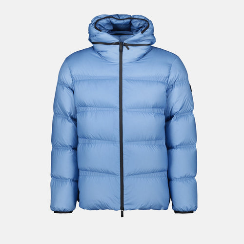 Light Blue Nylon Puffer Jacket