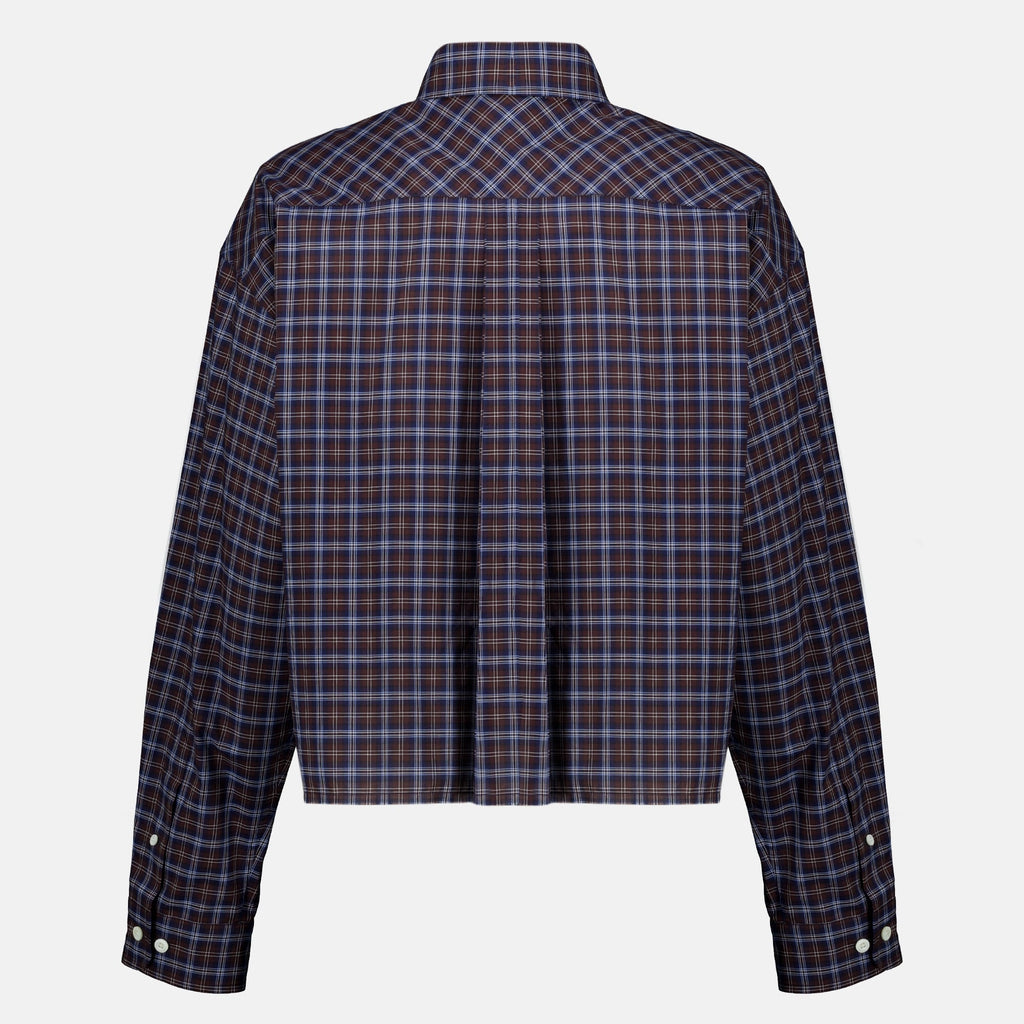 Camicia in cotone a quadri