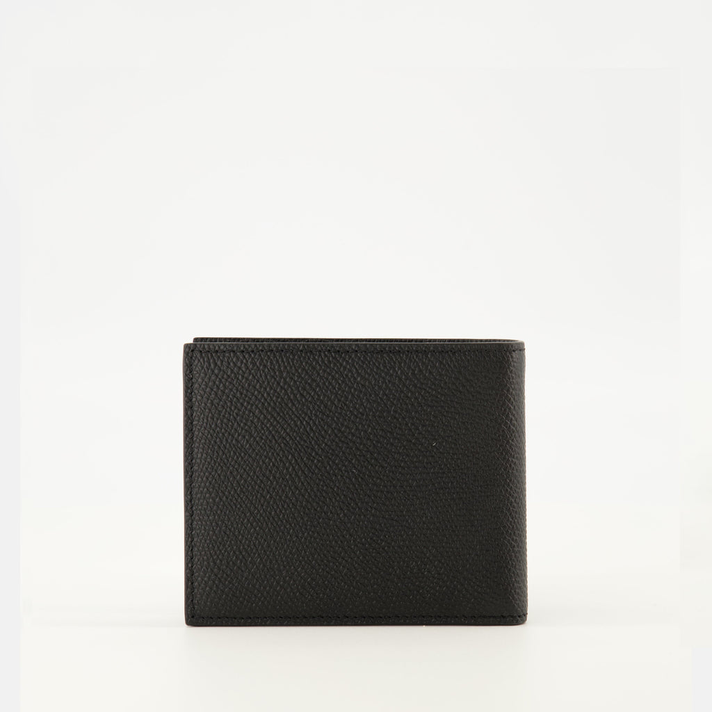 VLogo wallet, Valentino Garavani wallet, grained calf leather wallet, black wallet, luxury accessories