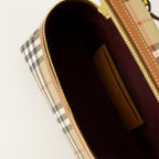 Image of Vanity Check Beige Bag by Burberry for Women - Season Spring-Summer 2026 - Detail View 1