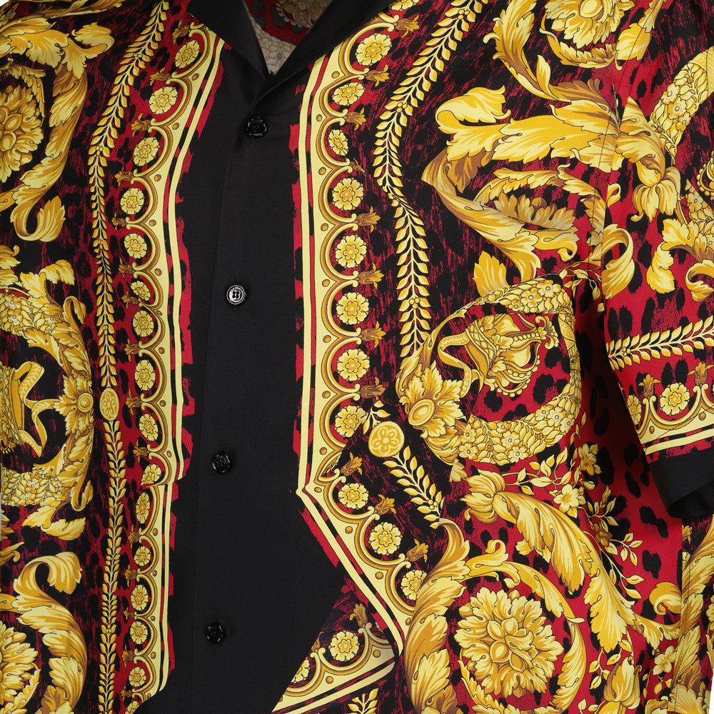 Silk Shirt, Versace, Barocco Print, Luxury Fashion, Autumn-Winter Collection