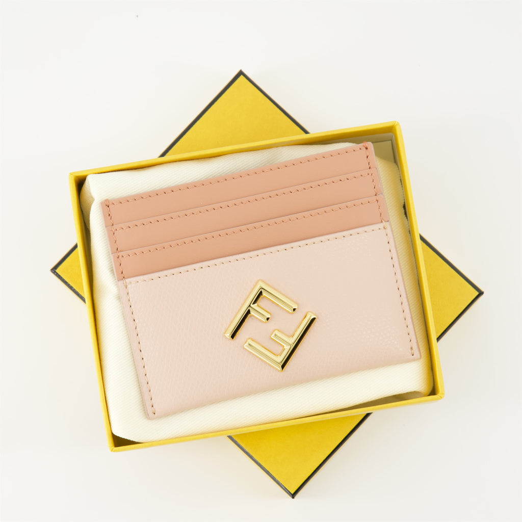 cardholder, Fendi, FF Diamonds, luxury accessories, leather goods