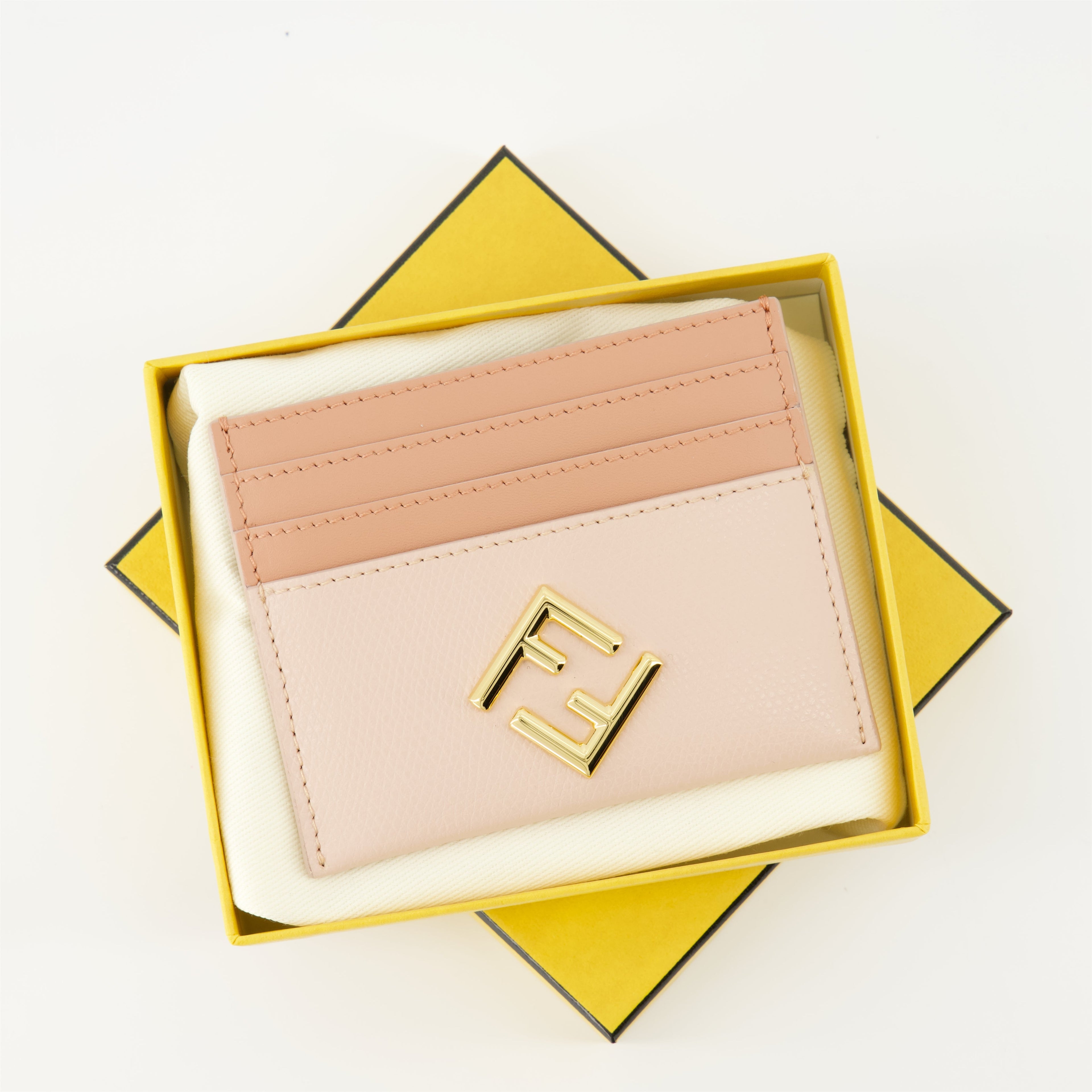 cardholder, Fendi, FF Diamonds, luxury accessories, leather goods