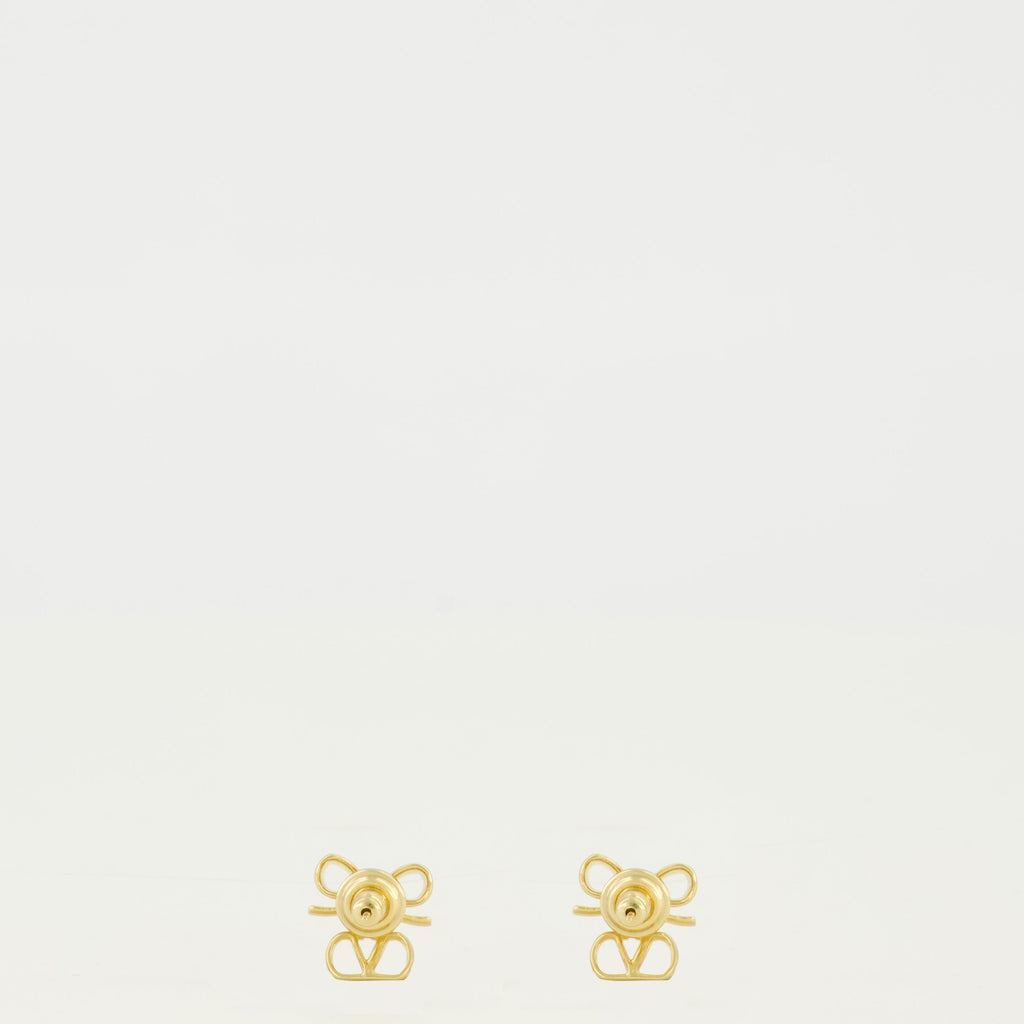 Vlogo Ohrringe aus Gold