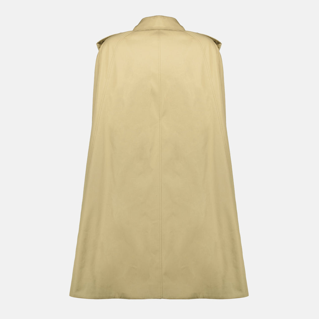 バーバリーの女性用ベージュトレンチケープの画像 - シーズン春夏2026 - 背面図
