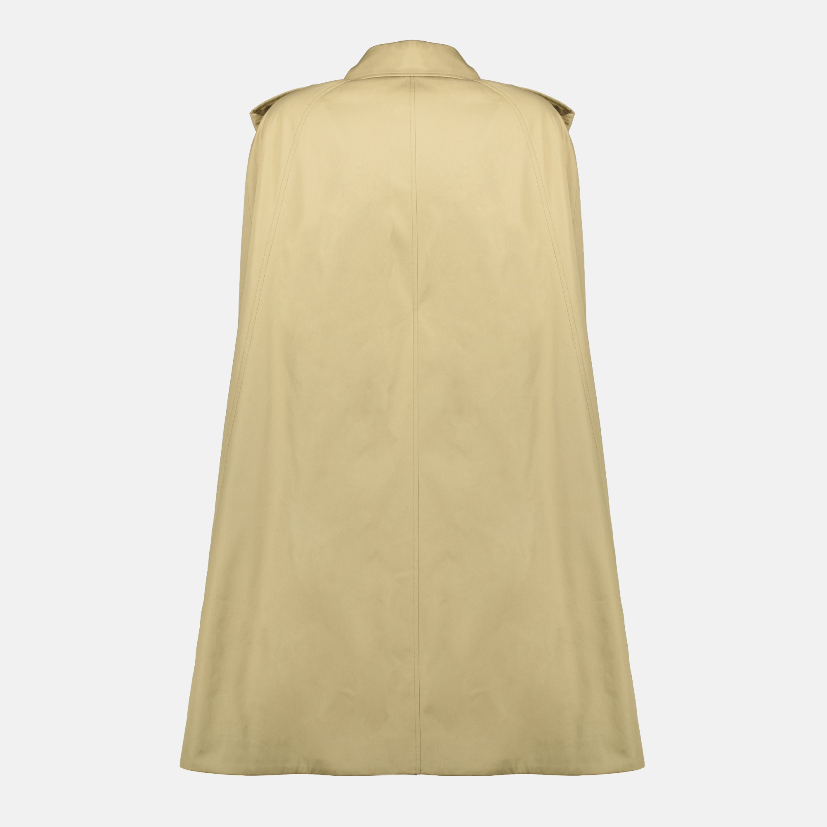 バーバリーの女性用ベージュトレンチケープの画像 - シーズン春夏2026 - 背面図