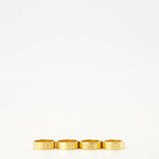 여성을 위한 Mm6의 Bague empilée numeric doré 이미지 - 2025 가을-겨울 시즌 - 세부 사항 보기 1