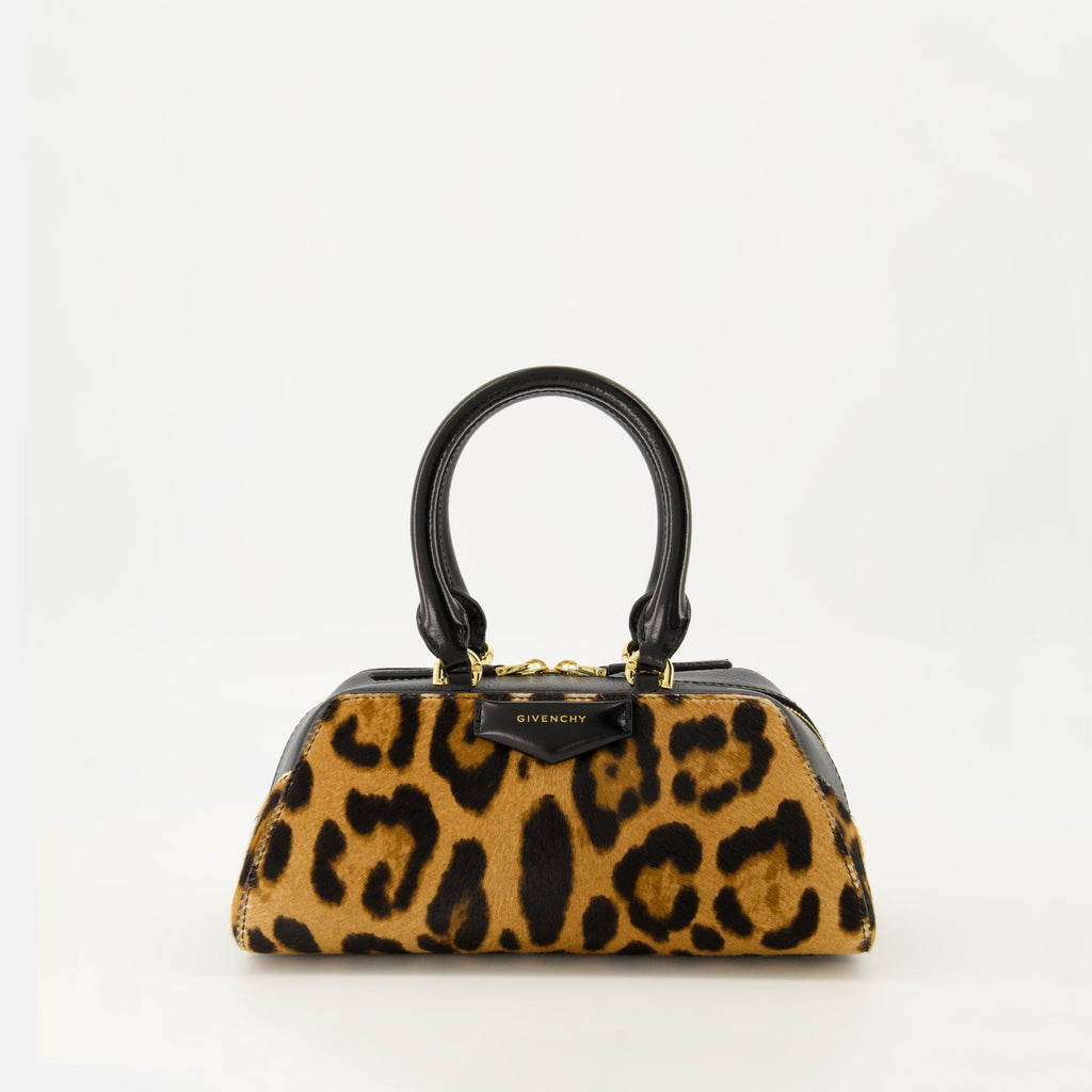 Givenchy handbag, Antigona mini bag, leopard print handbag, designer accessories, luxury handbags