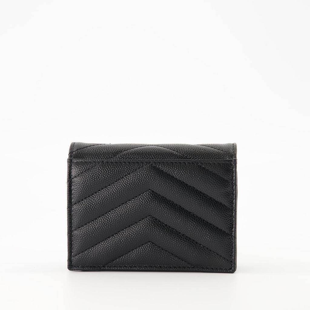 card holder, Cassandre, Saint Laurent, designer accessories, textured leather