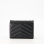 card holder, Cassandre, Saint Laurent, designer accessories, textured leather