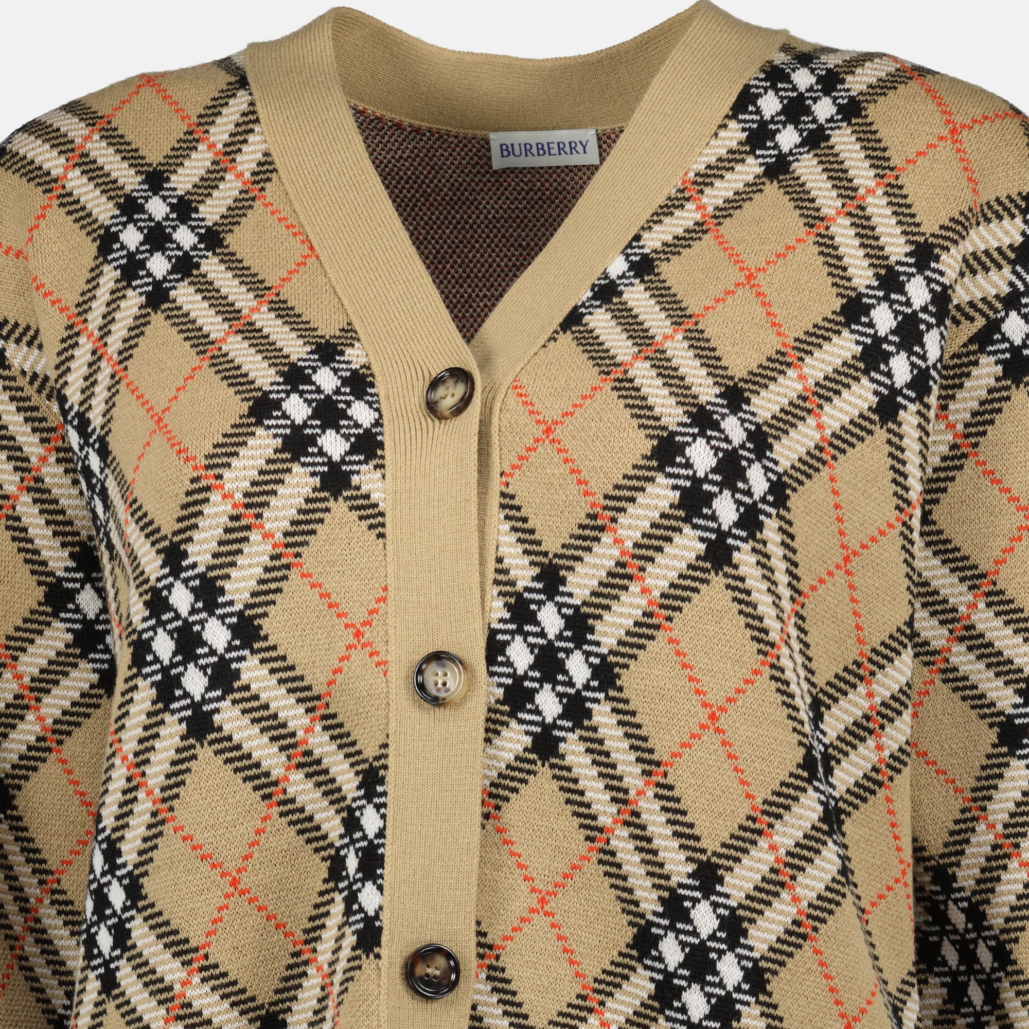 BURBERRY チェック柄カーディガン 12Y BURBERRY チェック柄 カーディガン