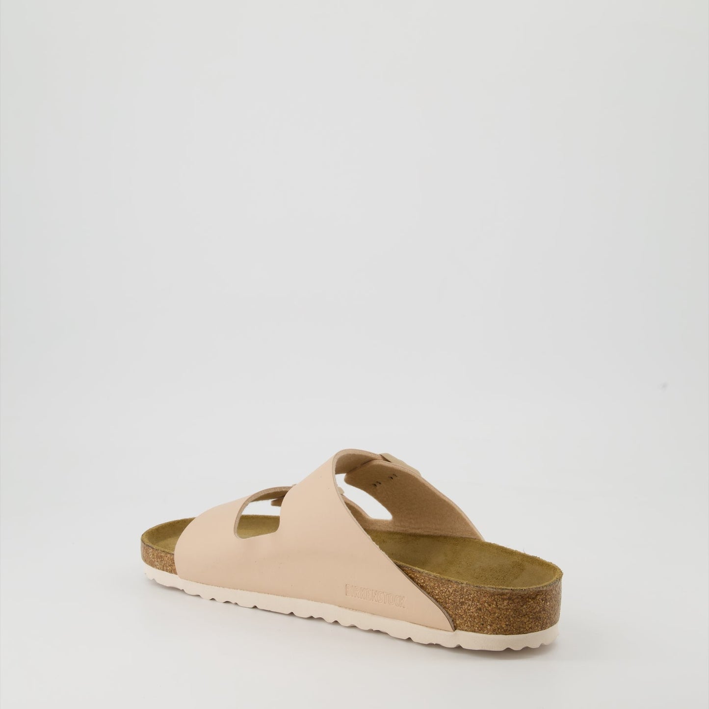 Arizona Birko-Flor, beige sandals, luxury footwear, Birkenstock collection, summer sandals