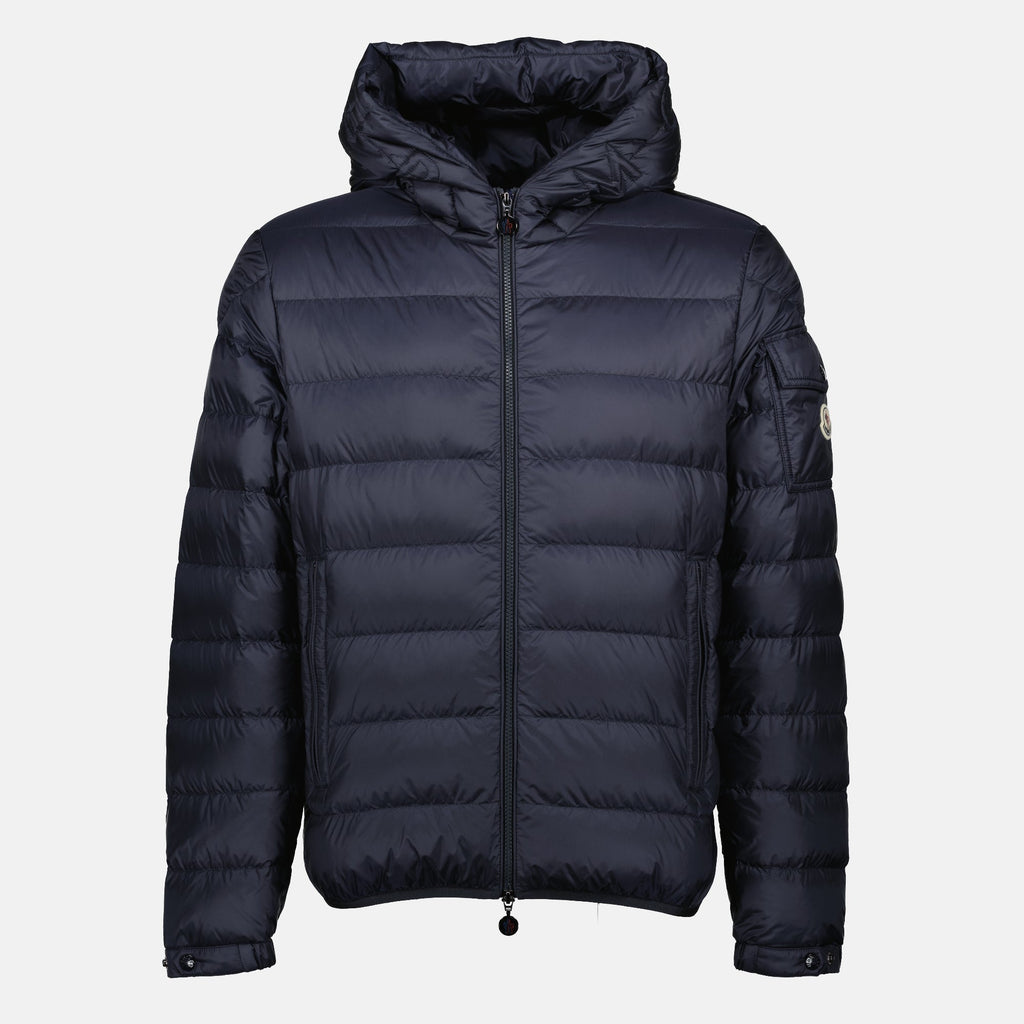 Image of Doudoune Najan Bleu Marine by Moncler for Men - Season Autumn-Winter 2025 - Front View