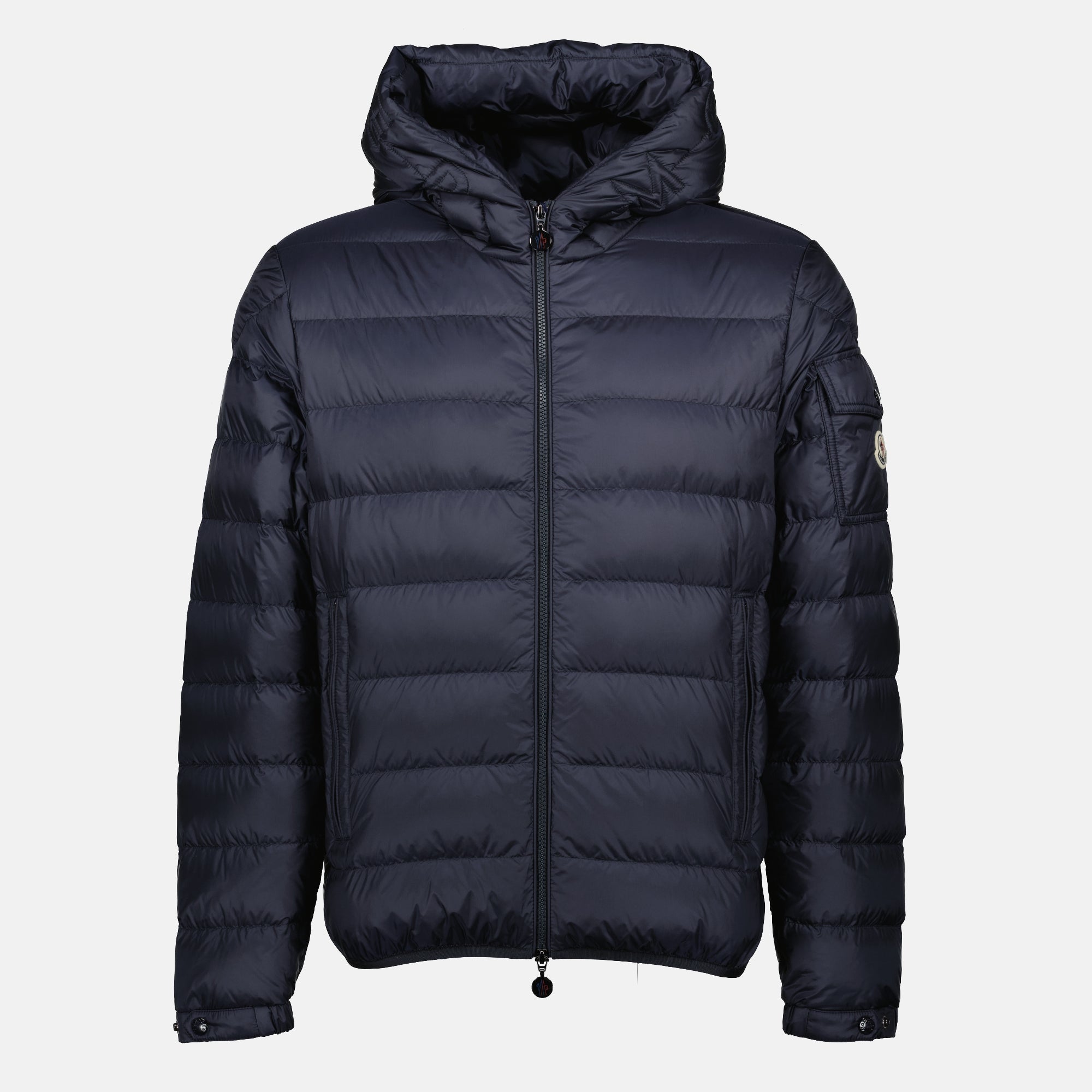 Image of Doudoune Najan Bleu Marine by Moncler for Men - Season Autumn-Winter 2025 - Front View