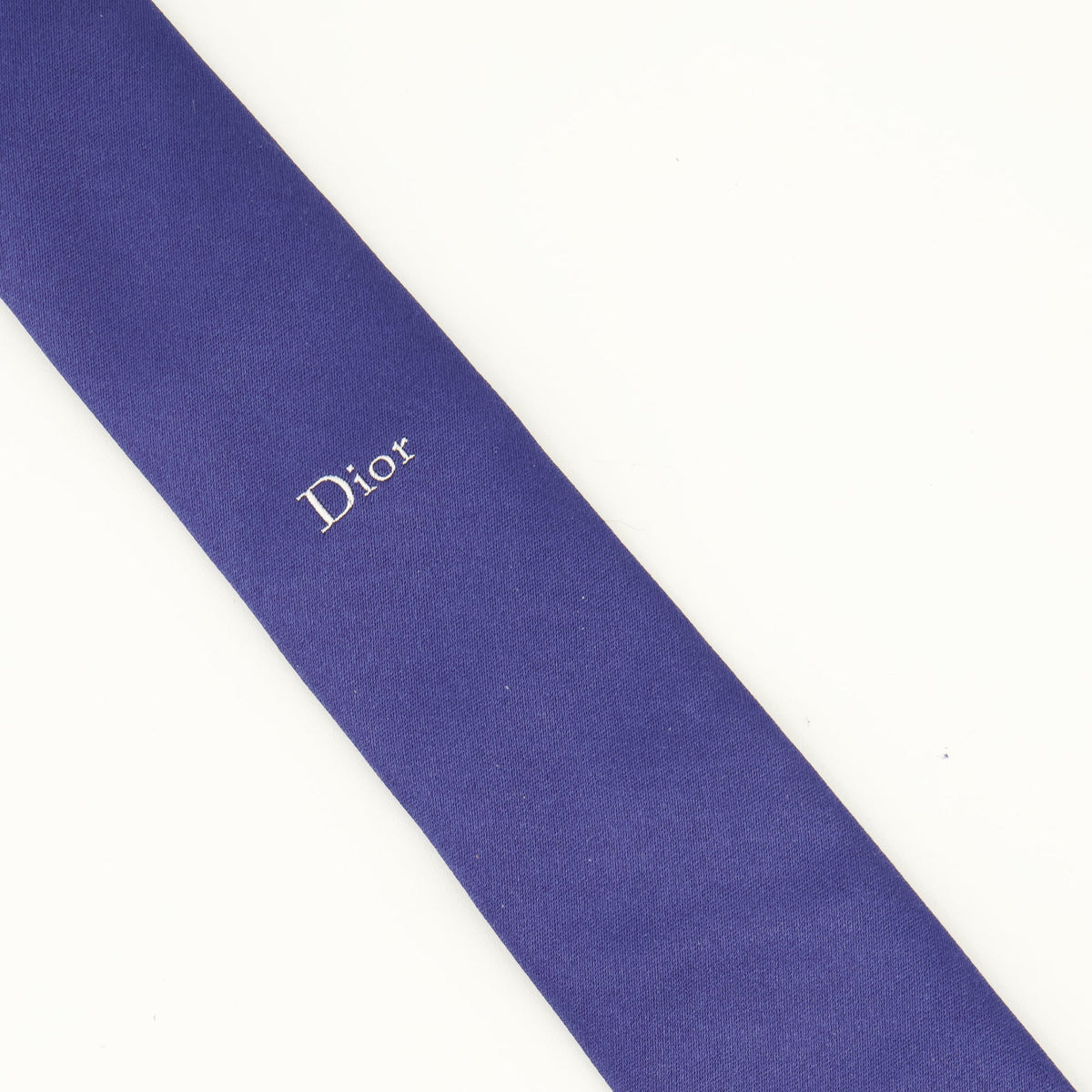 Corbata de seda azul